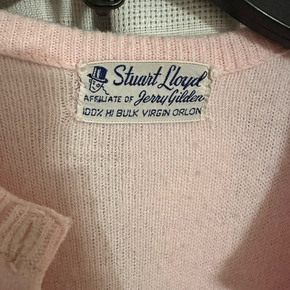 Pink crop sweater cardigan - Picture 2 of 3